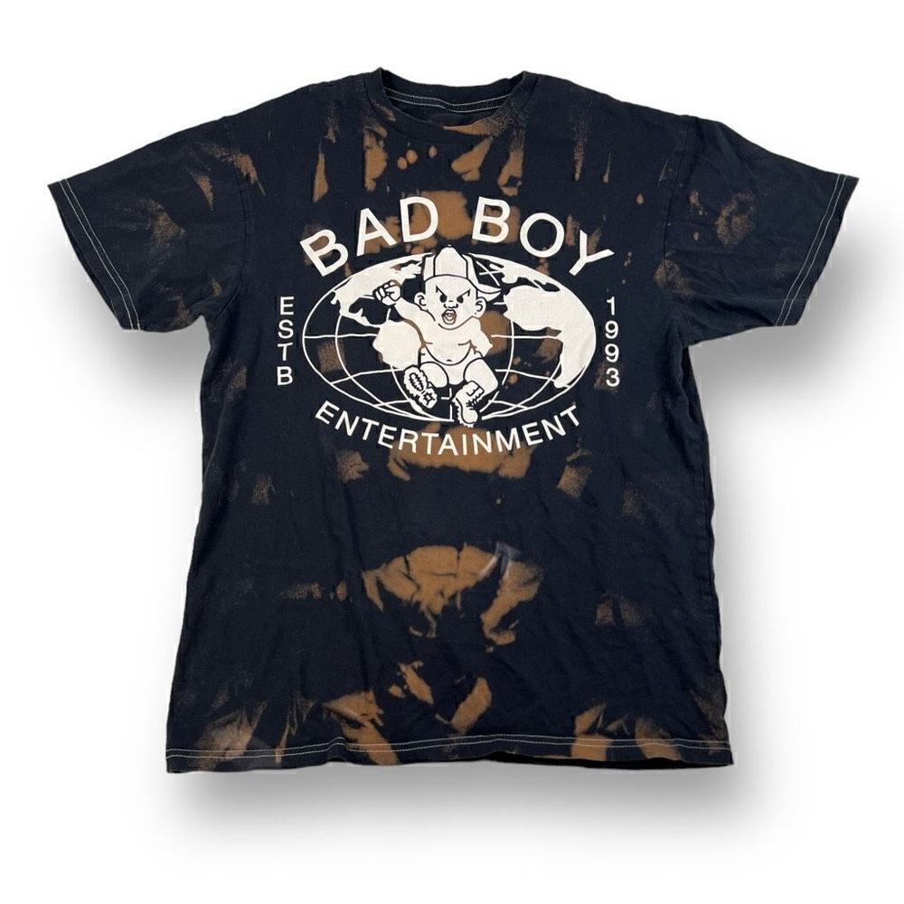 Bad Boy by Invisible Bully Tie Dye T Shirt Size Medium